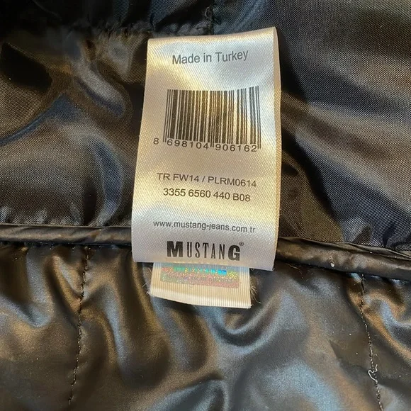 The Mustang True Denim Puffer Vest - Blemished - XXL - Picture 6 of 7